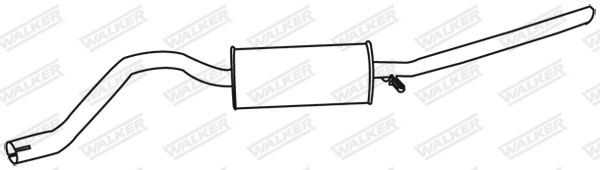 WALKER 12930 Rear Muffler