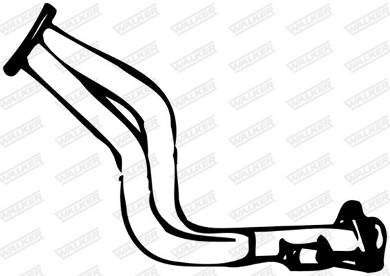 WALKER 13001 Exhaust Pipe