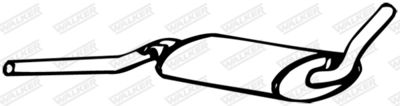 Centre Muffler WALKER 13005