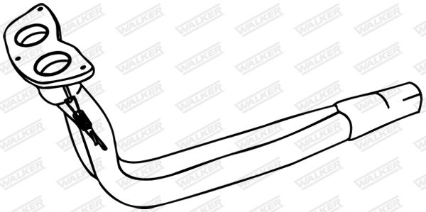 WALKER 13010 Exhaust Pipe