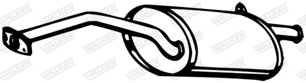 WALKER 13036 Rear Muffler