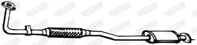 Front Muffler WALKER 13037