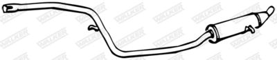 Centre Muffler WALKER 13042