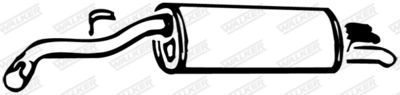 Rear Muffler WALKER 13049