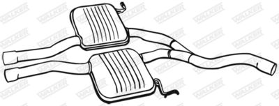 Centre Muffler WALKER 13074