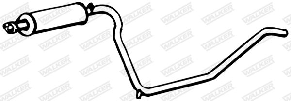 WALKER 13109 Centre Muffler