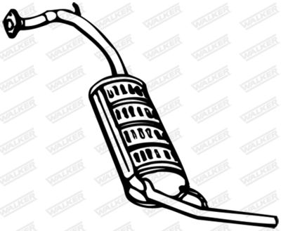 Rear Muffler WALKER 13119