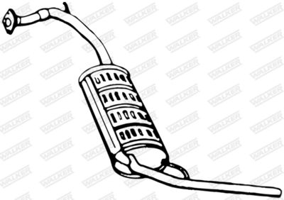 Rear Muffler WALKER 13125