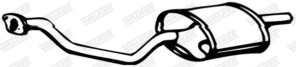 WALKER 13131 Rear Muffler