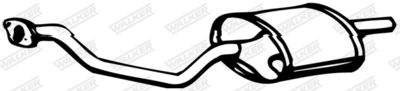 Rear Muffler WALKER 13131