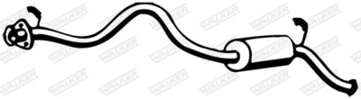 Rear Muffler WALKER 13151