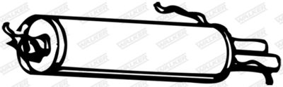Rear Muffler WALKER 13182