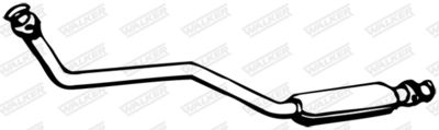 Front Muffler WALKER 13187