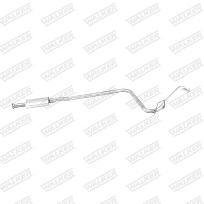 Front Muffler WALKER 13238