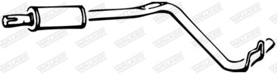 Centre Muffler WALKER 13244