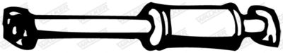 Front Muffler WALKER 13258