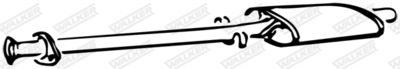 Centre Muffler WALKER 13267