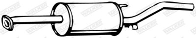 Rear Muffler WALKER 13284