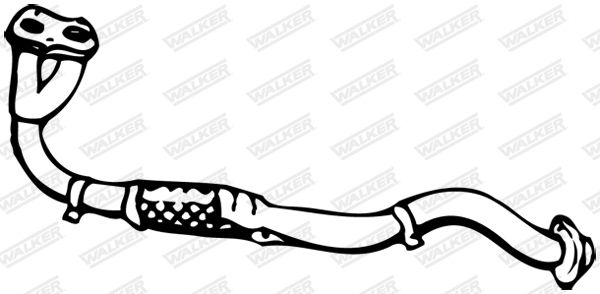 WALKER 13304 Exhaust Pipe