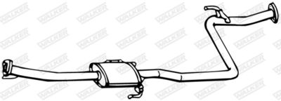 Centre Muffler WALKER 13305