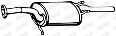Rear Muffler WALKER 13307
