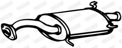 Rear Muffler WALKER 13322