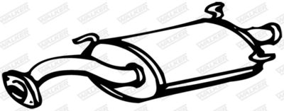 Rear Muffler WALKER 13323