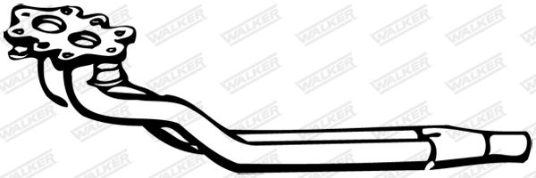 WALKER 13344 Exhaust Pipe