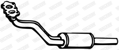 Front Muffler WALKER 13348