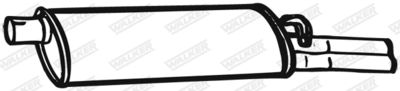 Rear Muffler WALKER 13361