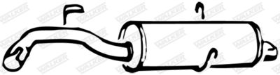 Rear Muffler WALKER 13477