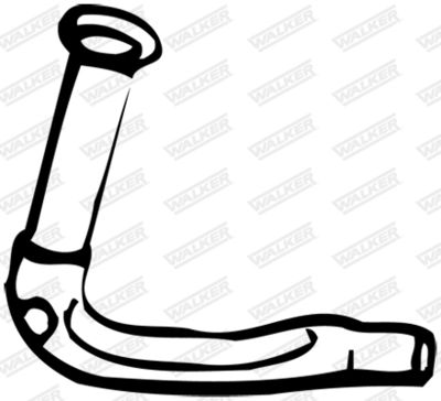 Exhaust Pipe WALKER 13492