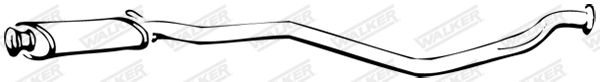 WALKER 13641 Centre Muffler