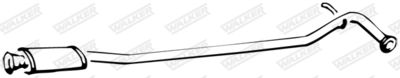 Front Muffler WALKER 13653