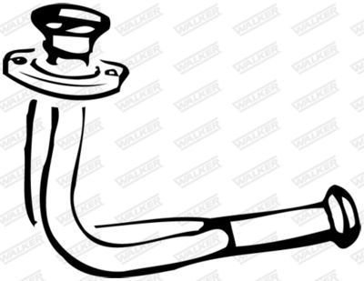 Exhaust Pipe WALKER 13660