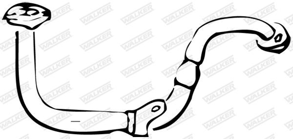 WALKER 13694 Exhaust Pipe