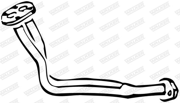 WALKER 13705 Exhaust Pipe