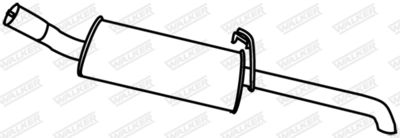 Rear Muffler WALKER 13791