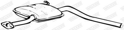 Centre Muffler WALKER 13801