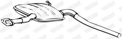 Centre Muffler WALKER 13817