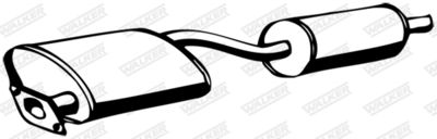 Centre Muffler WALKER 13826