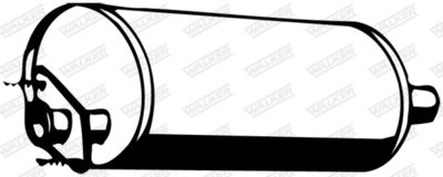Centre Muffler WALKER 13921