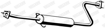 Centre Muffler WALKER 13947