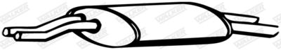 Rear Muffler WALKER 14012
