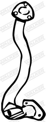 WALKER 14028 Exhaust Pipe