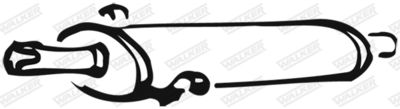 Centre Muffler WALKER 14053