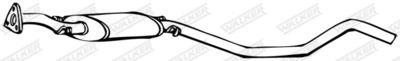 Centre Muffler WALKER 14061