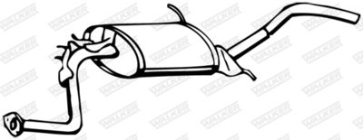 Rear Muffler WALKER 14080