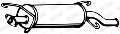 Rear Muffler WALKER 14092