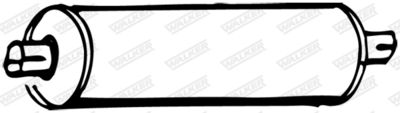 Rear Muffler WALKER 14122